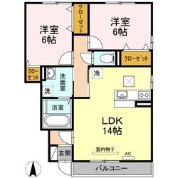 ウェスティ一色の物件間取画像